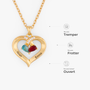 7460JFR5 collier pierre de naissance personnalise mon petit coeur 7460j0p5g