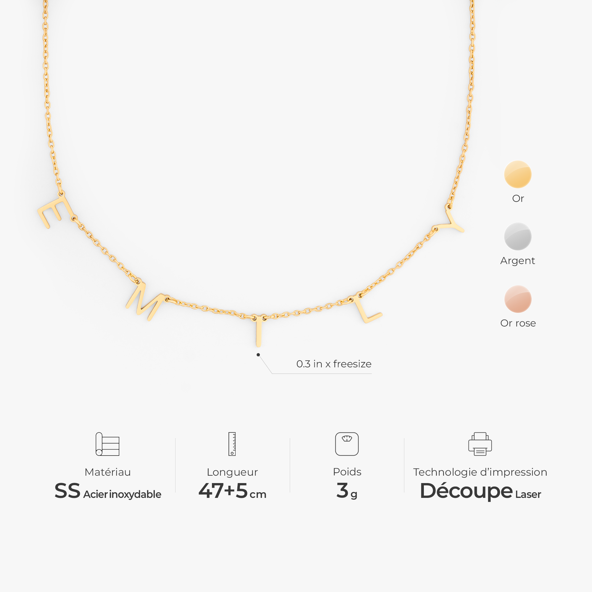 7461JFR3 collier personnalise lettre femmehomme bijoux avec prenom_ 7461j0y5a