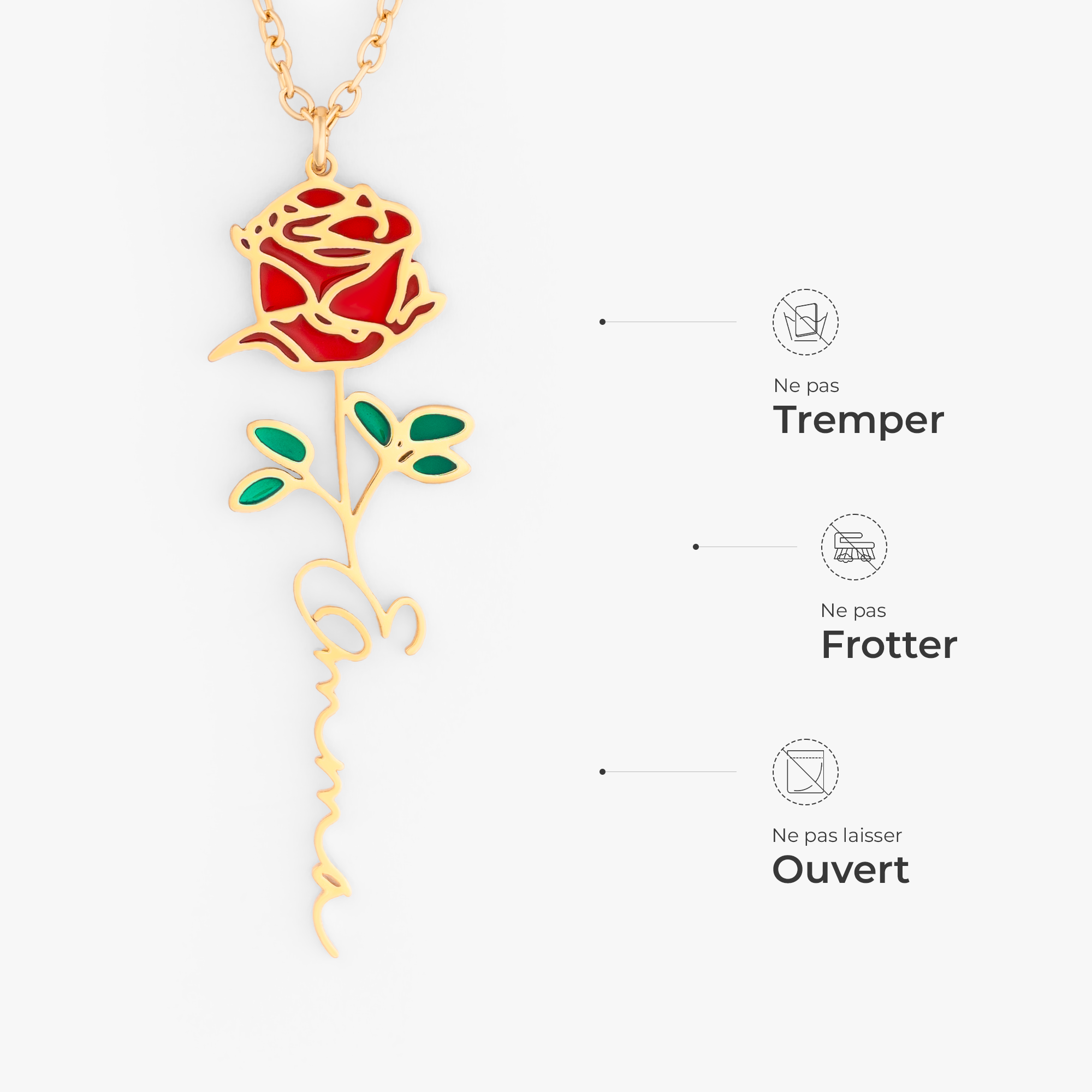7478JFR5 collier personnalise prenom_ femmehomme floral gracieux 7478j0v5a