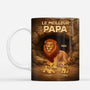 7480MFR2 effet dimpression 3d mug personnalise meilleur papa papi lion du monde 7480m6vmb