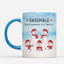 7504MFR1 mug personnalise dessin ensemble famille bonhomme de neige 7504mtvti