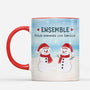 7504MFR2 mug personnalise dessin ensemble famille bonhomme de neige 7504mtvti