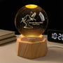 7526LFR2 veilleuse boule de cristal 3d personnalisee couple ensemble depuis 7526lttmg