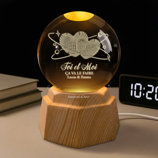 7552LFR2 veilleuse boule de cristal 3d personnalisee couple toi et moi avec coeurs 7552l3qmg_d22b49bb de9f 4c7e bce7 3e6a81b6bf06