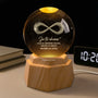 7557LFR1 veilleuse boule de cristal 3d personnalisee couple taimer dans tous les univers 7557l6vag