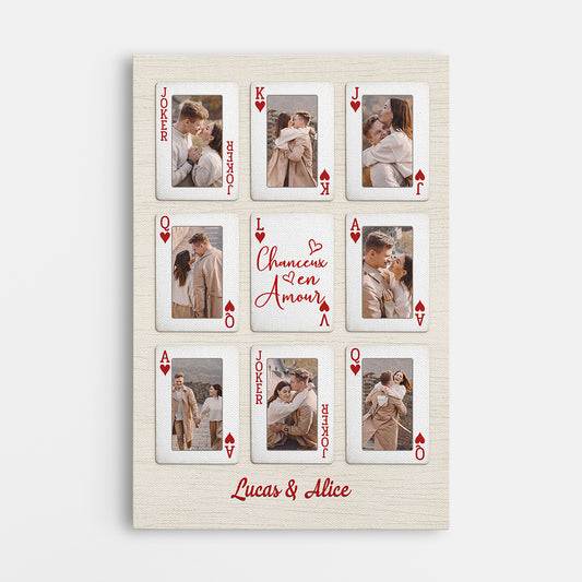 7566CFR1 toile personnalisee photo de couple chanceux en amour 7566ccpng