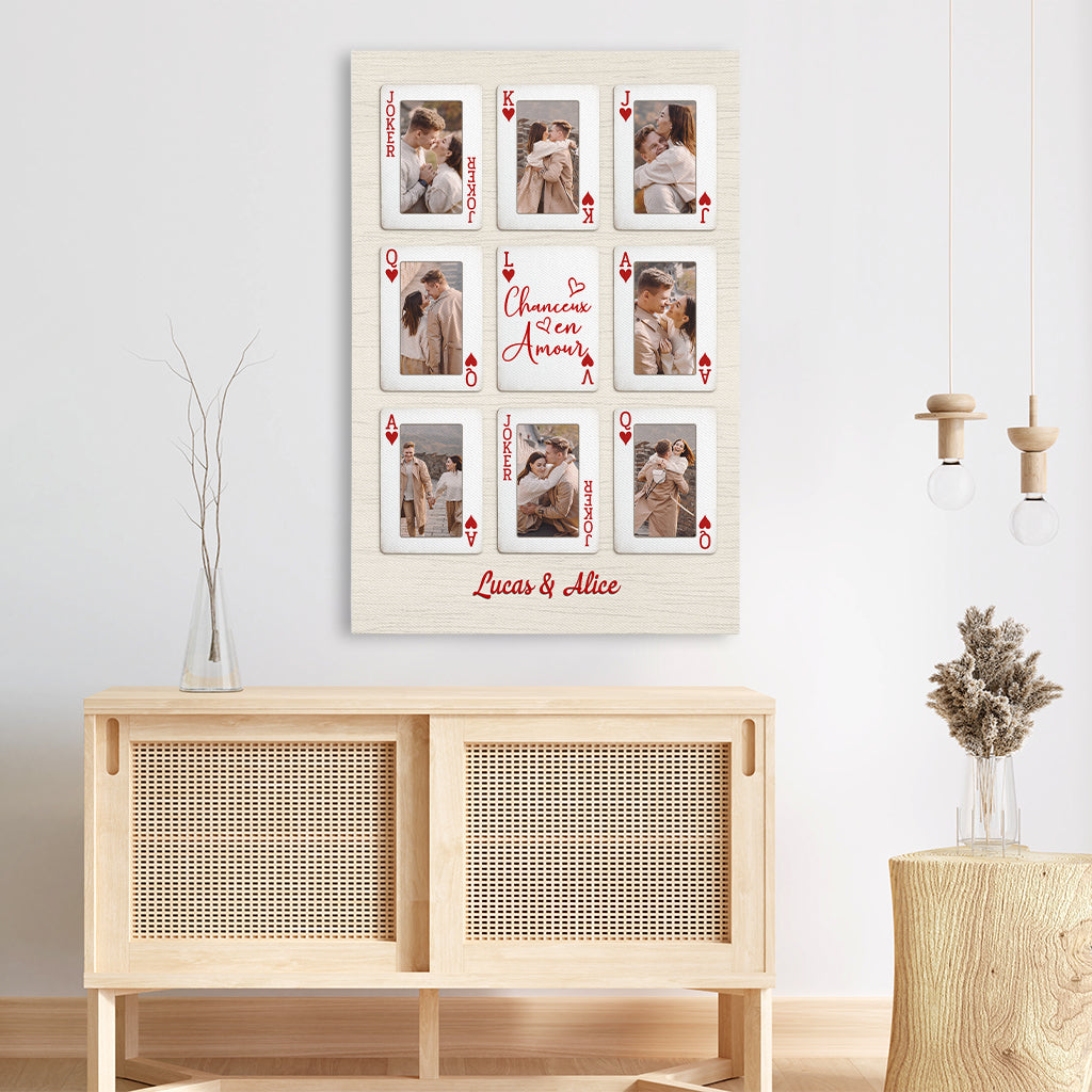 7566CFR3 toile personnalisee photo de couple chanceux en amour 7566ccpng