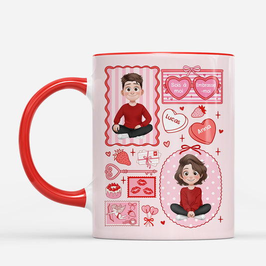 7577MFR1 mug personnalise couple embrasse moi 7577mcpwg