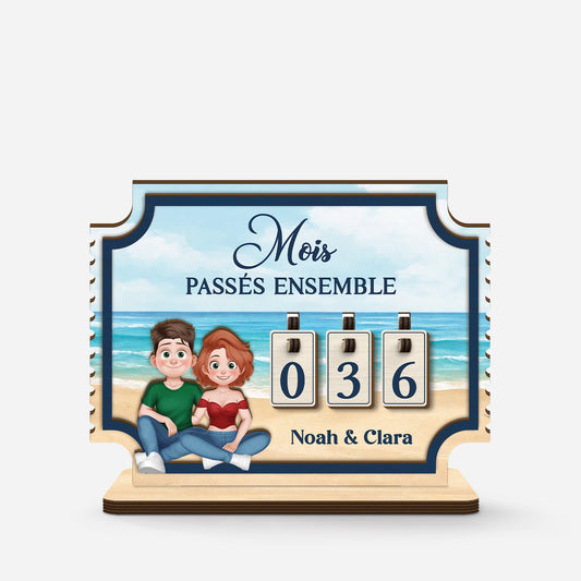 7582QFR1 plaque compteur en bois personnalise pour couple jours passes ensemble 7582q8vmgc_1