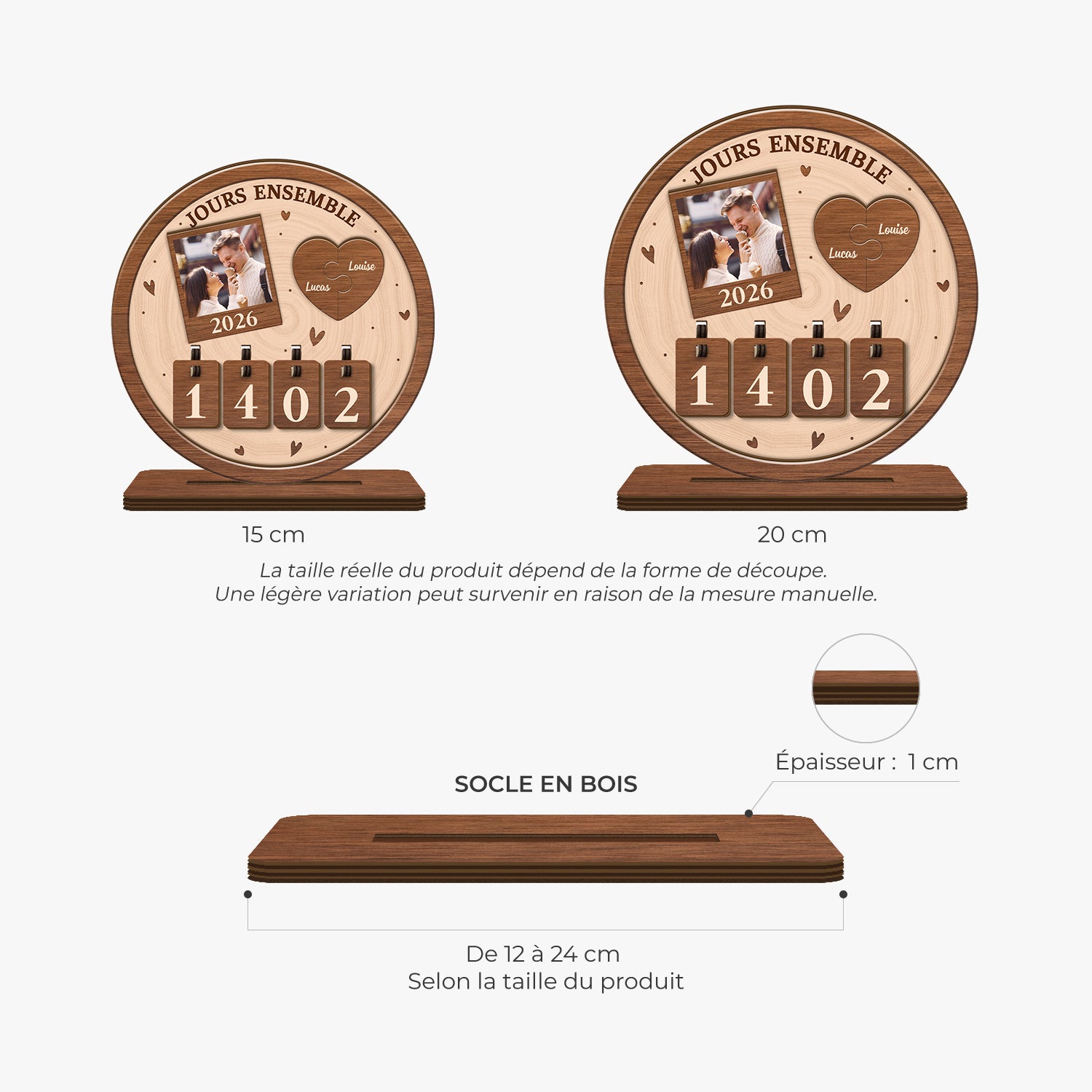 7588QFR3 compteur de jours couple personnalise avec photo jours ensemble 7588qtvng