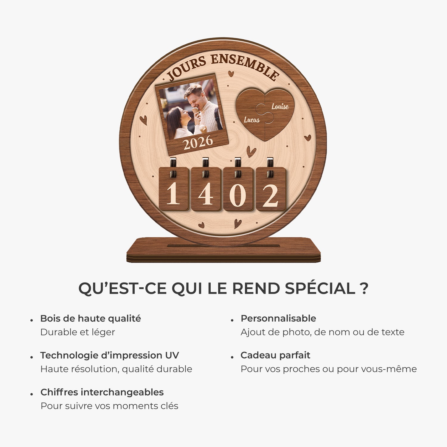 7588QFR5 compteur de jours couple personnalise avec photo jours ensemble 7588qtvng