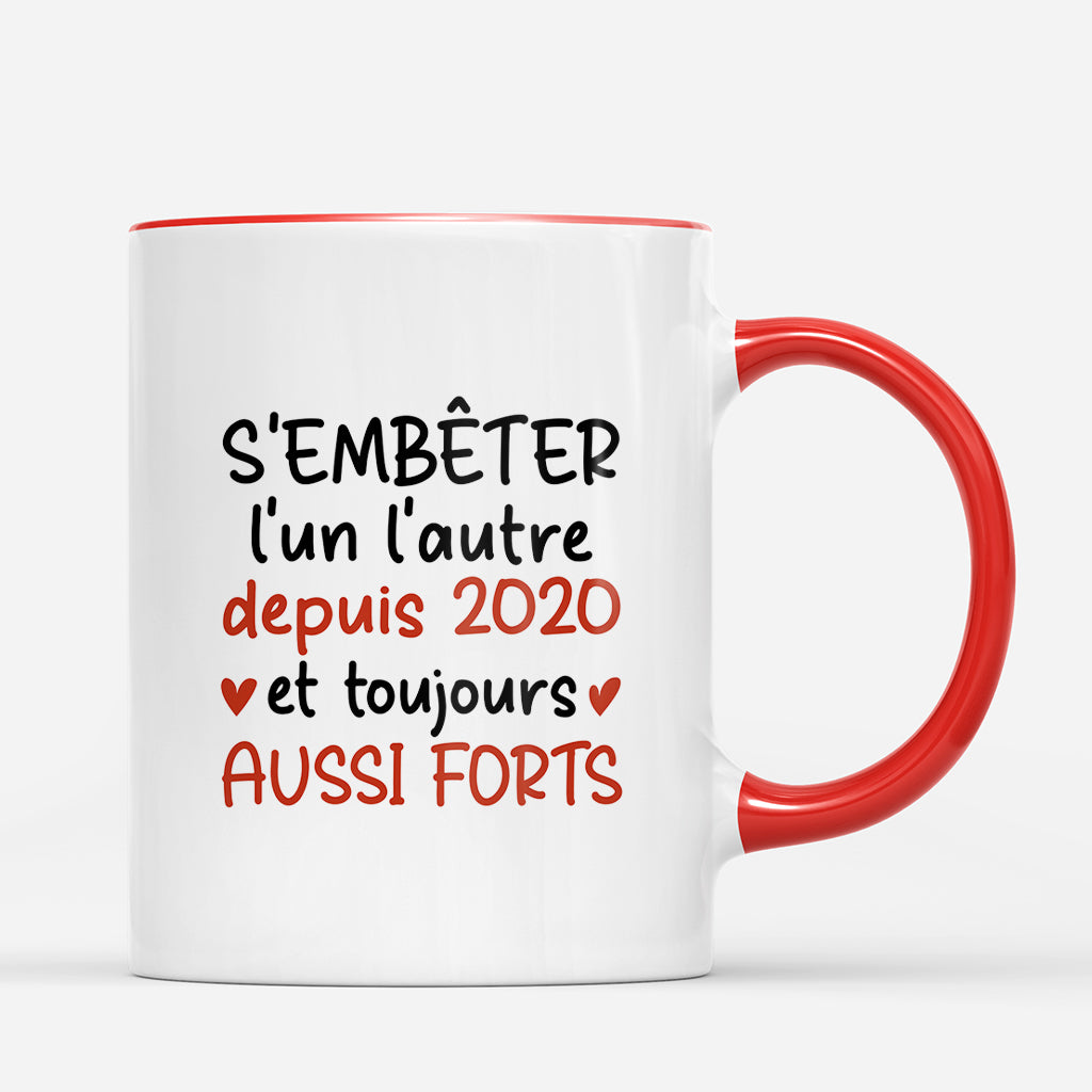 7612MFR3 mug personnalise couple sembeter lun lautre depuis 7612msp5g