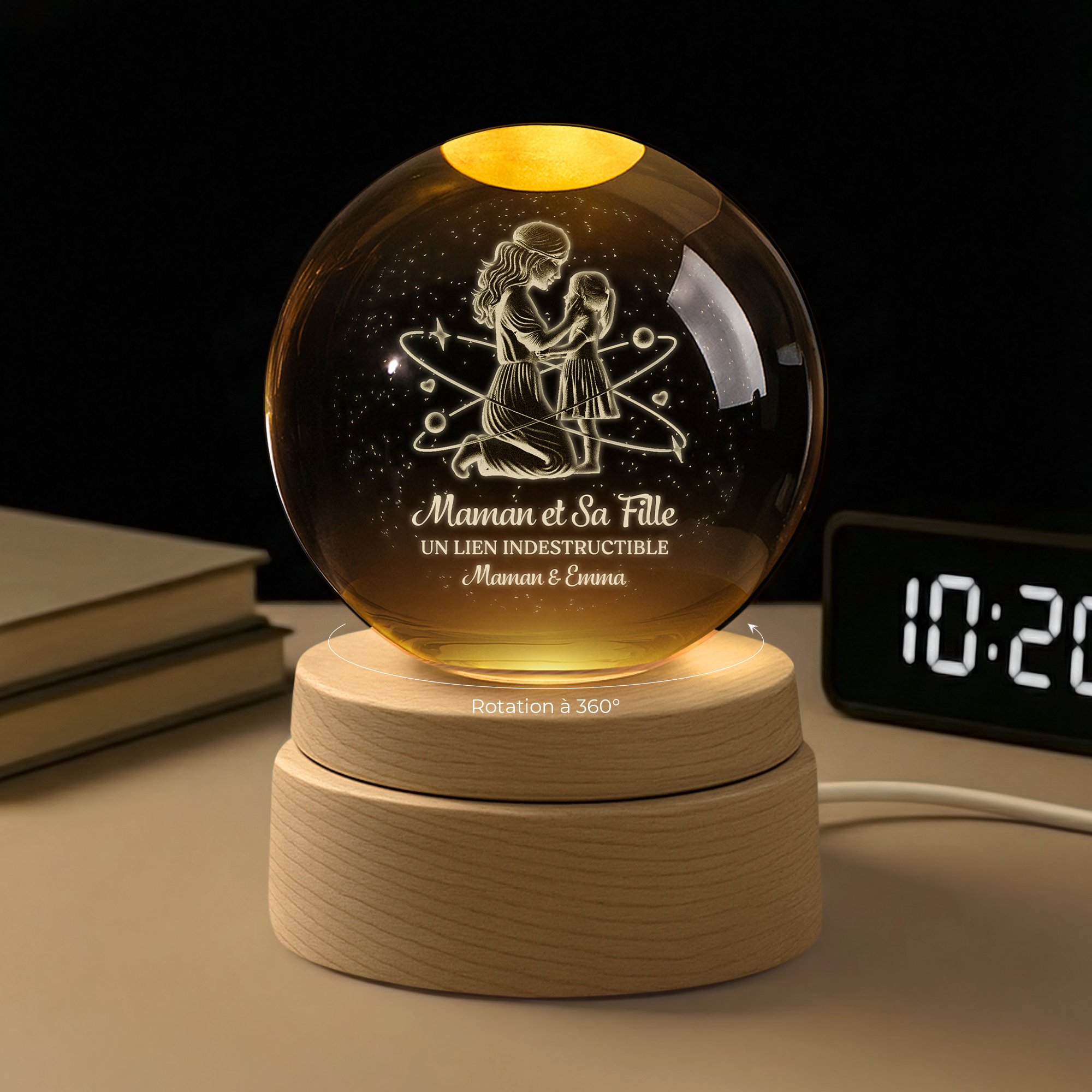 7631LFR2 veilleuse boule de cristal 3d personnalisee une maman et son fils 7631ltfca_jpg