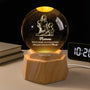 7632LFR1 veilleuse boule de cristal 3d personnalisee pour moi maman est le monde 7632lclaa