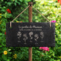7641AFR2 le jardin de mamie maman plaque ardoise personnalisable 7641aetqca