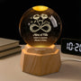 7648LFR1 veilleuse boule de cristal 3d personnalisee mere et fille 7648l3lca