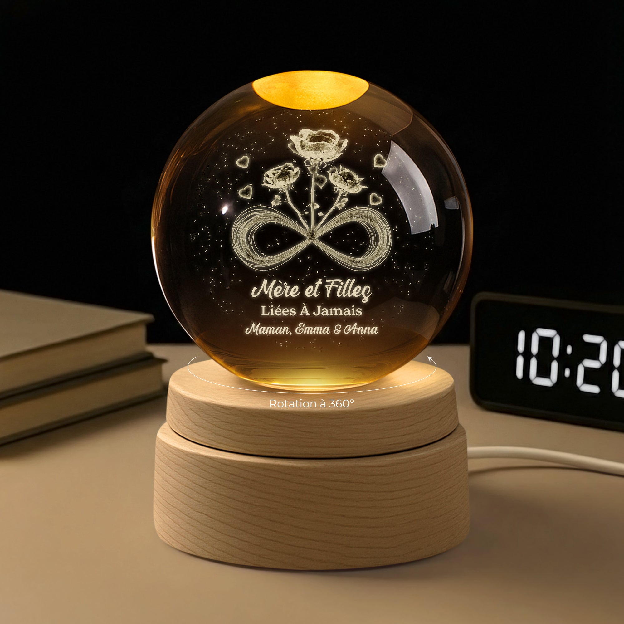 7648LFR1 veilleuse boule de cristal 3d personnalisee mere et fille 7648l3lca_2