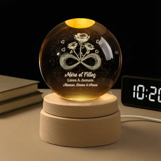 7648LFR1 veilleuse boule de cristal 3d personnalisee mere et fille 7648l3lca_2