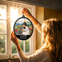 7667UFR2 attrape soleil personnalise en acrylique commemoratif pour chien si amour avait suffi 7667ucpnc