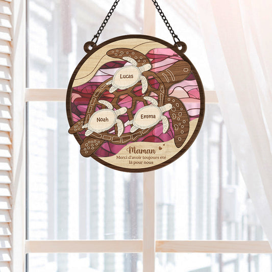 7672UFR2 attrape soleil personnalise en acrylique merci maman mamie tortue 7672uspza