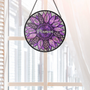 7678UFR2 attrape soleil personnalise en verre tournesol de mamie maman 7678utfna