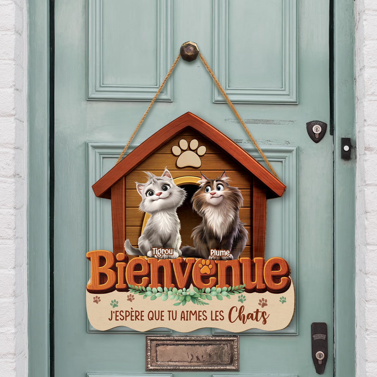 7707QFR2 plaque en bois personnalisee a suspendre bienvenue jespere tu aimes les chats 7707q3lad_c2fec9e5 3644 4432 9ff1 36e379101c8c