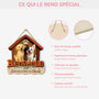 7707QFR4 plaque en bois personnalisee a suspendre bienvenue jespere tu aimes les chiens 7707q3lac