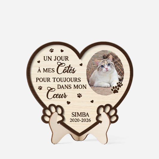 7712QFR1 plaque en bois personnalisee photo de chat commemorative toujours dans mon coeur 7712qctmd_4326d7f6 5b9c 4ab1 a2ad fe4d120a8993