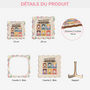 7713QFR3 plaque en bois personnalisee ce papy cette mamie appartient a 7713qskab