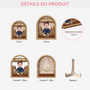 7716QFR3 plaque en bois personnalisee pour femmehomme amoureux des livres chut je lis 7716q8hna