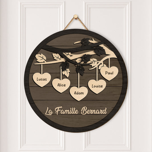 7722QFR2 plaque en bois personnalisee a suspendre arbre de notre famille 7722q8pni