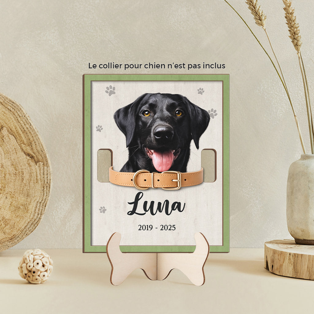 7727QFR2 mon chat me manquera plaque en bois personnalisee avec photo commemorative 7727qsqad