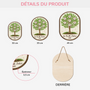 7732QFR3 plaque en bois personnalisee a suspendre notre famille ensemble 7732q8rwi