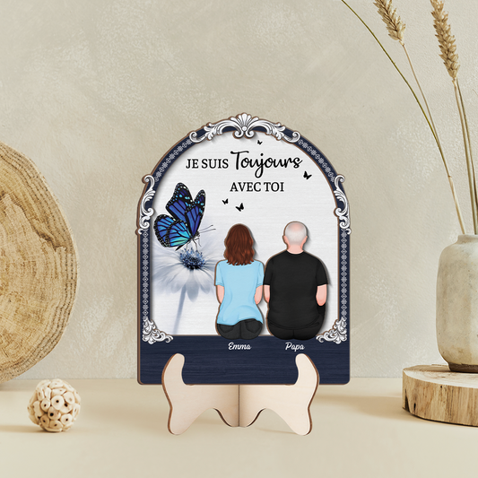 7740QFR2 plaque en bois personnalisee commemorative papa maman toujours avec toi 7740q3taa_d68b8e1d d86f 42e3 8827 dcb406580b62