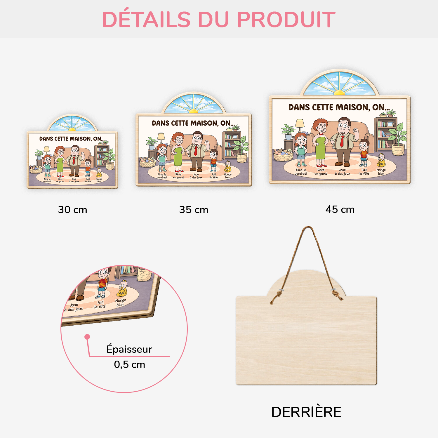7770QFR3 plaque en bois personnalisee a suspendre famille dans cette maison 7770q6xmi