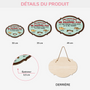 7772QFR3 plaque en bois personnalisee a suspendre chats fous vivent ici 7772q6chc