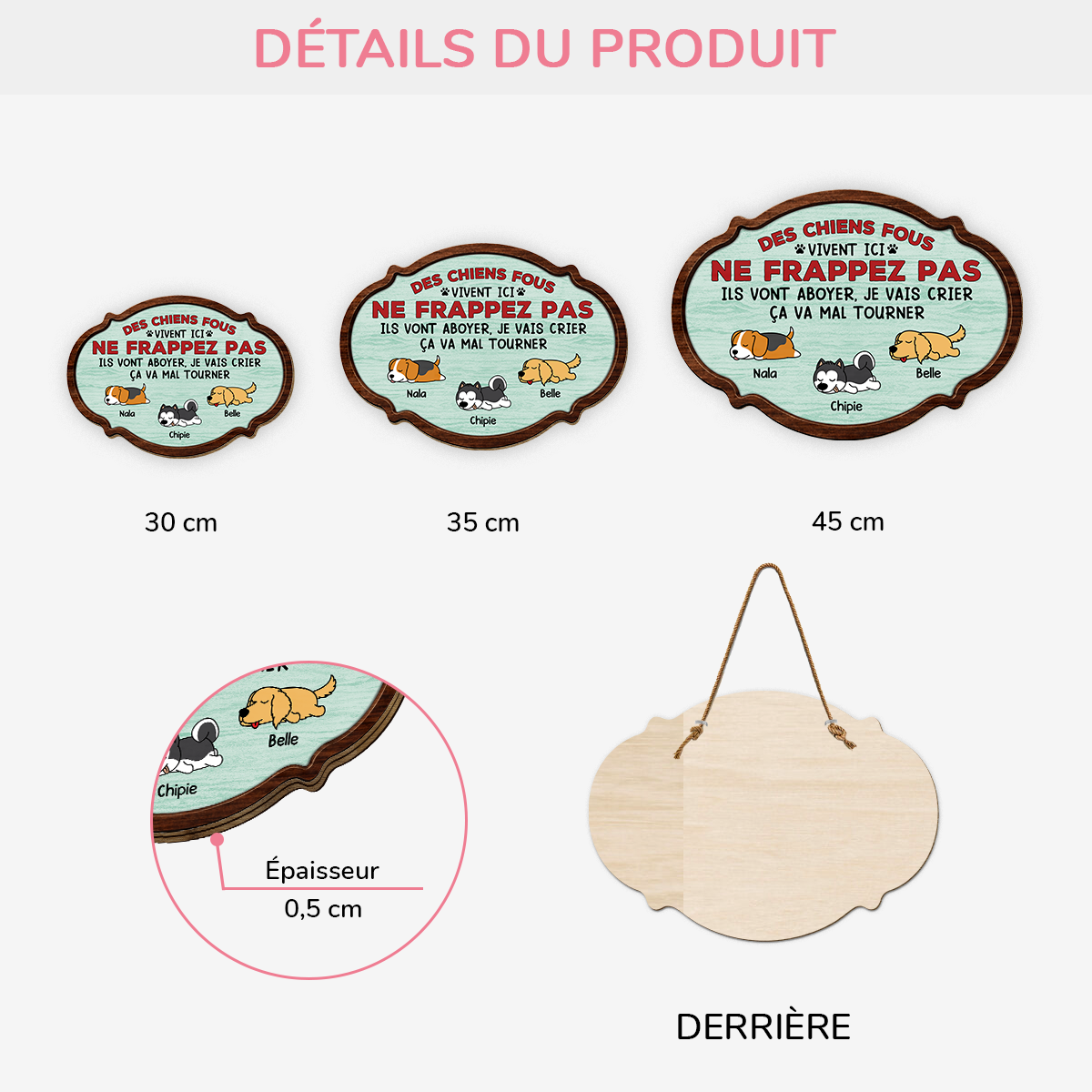 7772QFR3 plaque en bois personnalisee a suspendre chiens fous vivent ici 7772q6chd_5f16403b 5273 44ef ab37 781fea885e40