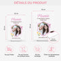 7786RFR4 plaque en acrylique personnalisee photo avec support amour de maman mamie 7786r8pta