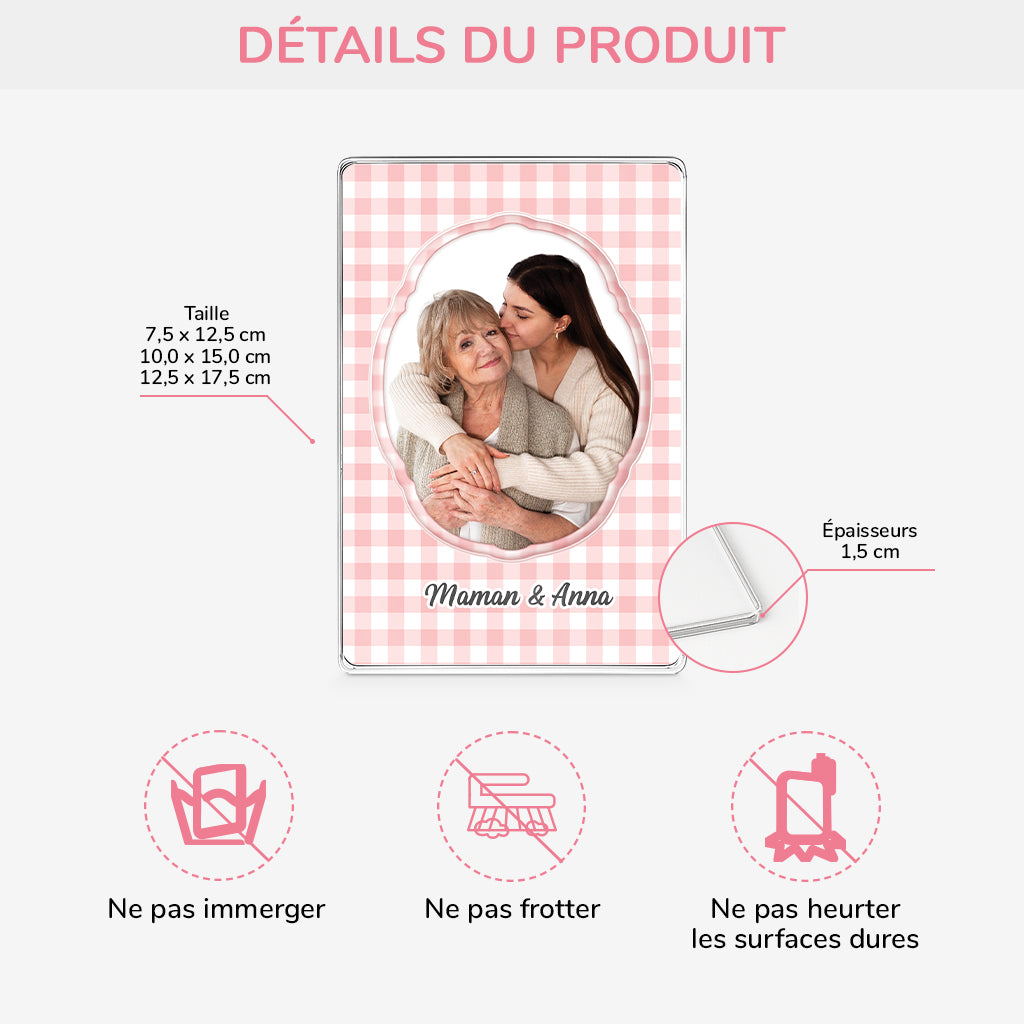 7792RFR3 maman papa je taime plaque en acrylique rectangulaire personnalisee avec photo 7792r3qca