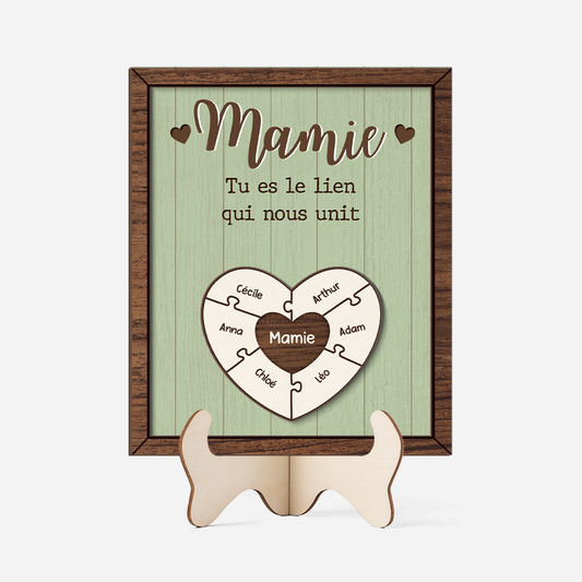 7802QFR1 plaque en bois personnalisee maman mamie tu es la piece du puzzle 7802qshha_ea4637e6 6296 4cd2 8aa0 fce451fc6b62