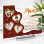 7803RFR2 plaque en acrylique personnalisee photo avec support mamie papy je dois te dire 7803rtpab