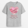 7809AFR2 t shirt personnalise mamie maman son coeur patchwork 7809a8fca