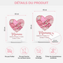 7809RFR4 plaque en acrylique personnalisee avec support amour patchwork de mamie maman 7809r8fca