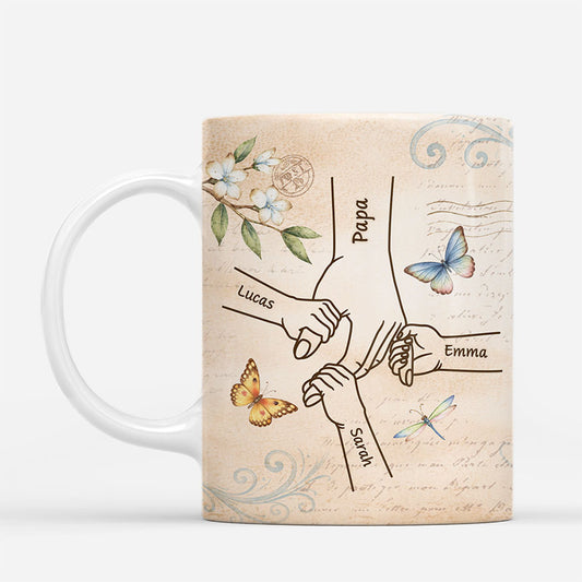 7812MFR1 mug personnalise avec enfant tenir la main de maman papa 7812m3vwa_1