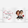 7818MFR1 tasse personnalisee couple pas besoin de saint valentin pour dire je taime 7818m6f5g