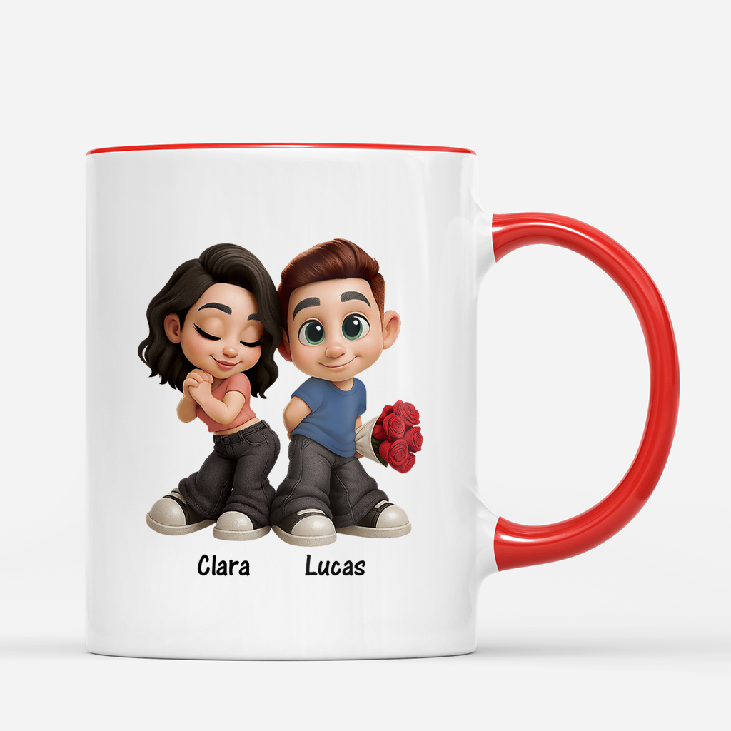 7818MFR3 tasse personnalisee couple pas besoin de saint valentin pour dire je taime 7818m6f5g