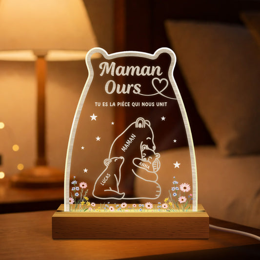7825LFR1 veilleuse personnalisee papa maman ours 7825ltlta