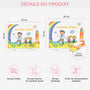 7834RFR4 plaque en acrylique personnalisee avec support bande a maman papa avec dessin denfant 7834rtpta