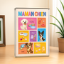 7835RFR2 plaque en acrylique personnalisee rectangulaire papa chien 7835r6xmc