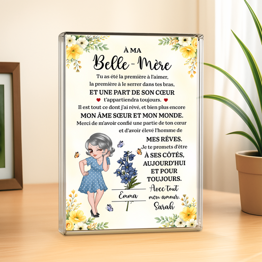7838RFR2 plaque en acrylique personnalisee rectangulaire cadeau pour ma belle mere 7838r6fwa_c8f6453f ba32 4f84 a0f7 523250df20ee